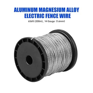 200 Meter Electric Fence Wire 656 Ft. 14 Gauge Aluminum Magnesium Alloy Wire - Picture 1 of 9