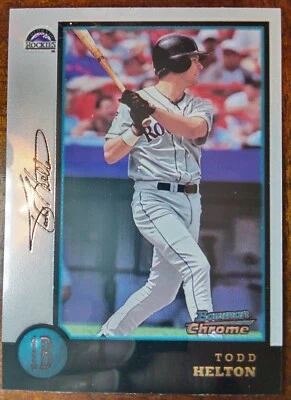 1998 Bowman Chrome - #119 Todd Helton - Image 1 of 2