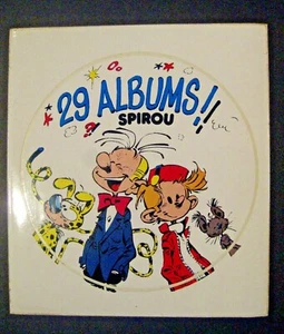 Spirou et Fantasio superbe autocollant !!!1980 TTBE - Afbeelding 1 van 1