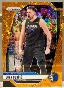 JERSEY # MATCH! 2024 Prizm Luka Doncic Fast Break Orange 77/125! LAKERS (1/1)! - Picture 1 of 3