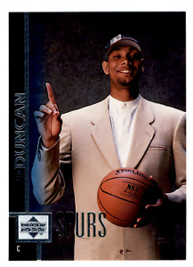 1997 Upper Deck UD #114 Tim Duncan RC Rookie San Antonio Spurs