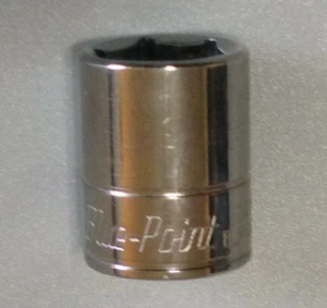 BLUE POINT BLPSM1414,1/4" DRIVE, 14MM. SOCKET, SHALLOW, 6 POINT *NEW/UNUSED* - Picture 1 of 7
