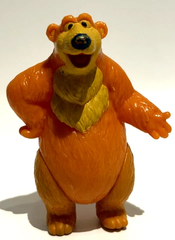 1997 VINTAGE JIM HENSON BEAR IN THE BIG BLUE HOUSE 4.5" FIGURE Cover