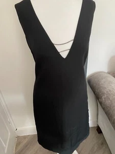 ICONIC VERSUS GIANNI VERSACE Black Dress I 44/30, UK 12. - Picture 1 of 4