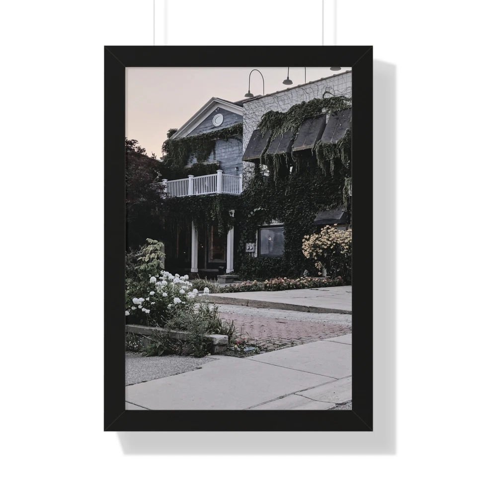 "Harbor Springs 1" Photo by Courtney Steely Framed Vertical Poster - Image 1 of 1