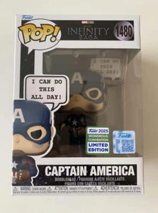Captain America 1480 Wondercon 2025 The Infinity Saga Funko Pop Vinyl - Picture 1 of 5
