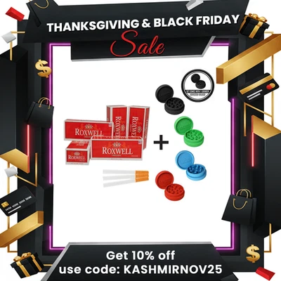 Tubos de Cigarrillo Roxwell King Size Original Rojo Calidad Superior 5 Caja de 200 Ct Foto 1 de 4