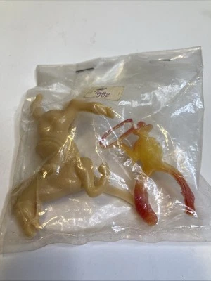 Vaquero montado con caballo de plástico suave años 50-60 Foto 1 de 4