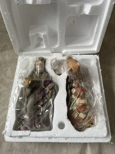 Neu Thomas Kinkade Krippensammlung König Gaspar und sitzendes Kamel Neu - Bild 1 von 5