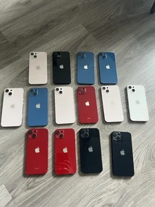 ( Lot of 14) OEM Apple iPhone 14 back housing rear glass ( cracked ) - Zdjęcie 1 z 21