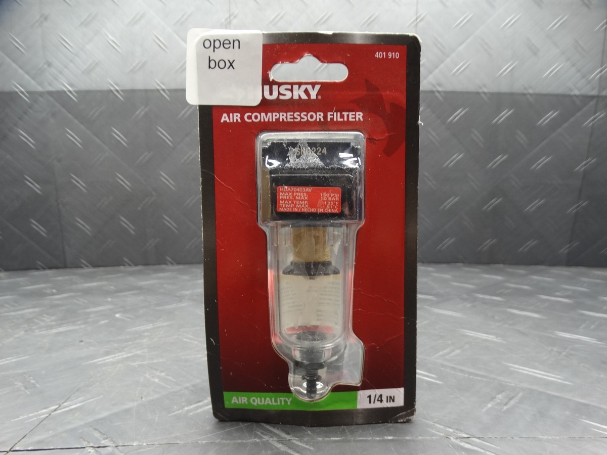 Air Compressor Filter Replacement Filter Assembly For Husky 3320445 4.5 ...