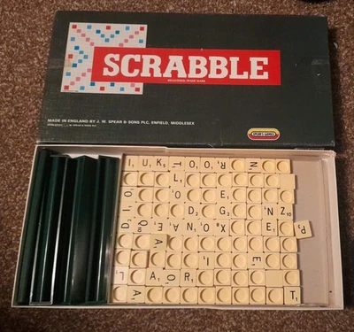 SCRABBLE Vintage 1970s - 100% Complete - Spears Original Classic Board Word Game - Image 1 of 4