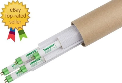 Paquete de 5 bombillas fluorescentes de crecimiento de tubos 4 pies 54 W T5 HO 6500 K Foto 1 de 4