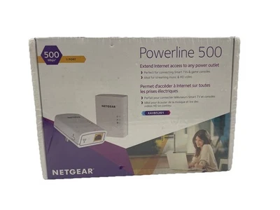 NETGEAR XAVB5201v2 Powerline 500 Mbps Network Adapter Homeplug Av (Pack of 2) - Image 1 of 4