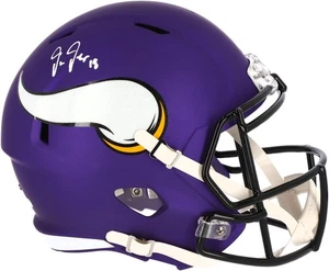 Justin Jefferson Minnesota Vikings Autographed Riddell Speed Replica Helmet - Picture 1 of 1