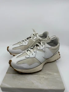 New Balance Womens 327 Cream White Sneakers Shoes Size 8 Retro Capsule Wardrobe - Picture 1 of 10