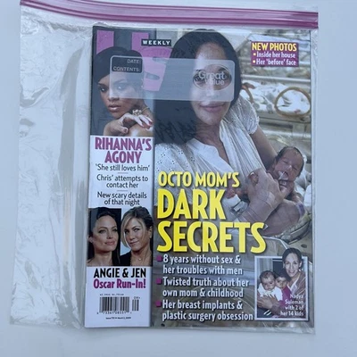 Us weekly magazine, March 2, 2009, issue 733 - Octo Mom, Rihanna, Angie & Jen - Image 1 of 4