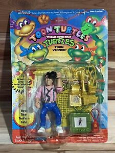 1992 Playmates Teenage Mutant Ninja Turtles TMNT Toon Vernon Figure Unpunch READ