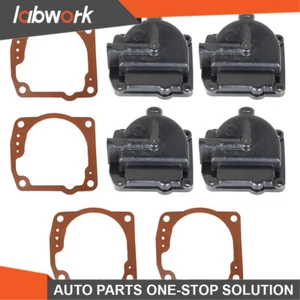 Labwork 4×Float Chamber Carb Bowl For Johnson Evinrude 90-175hp 433000 w/Gasket - Picture 1 of 13