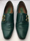Giorgio Brutini Shoes Womens 9.5 M Loafers Green Slip Ons