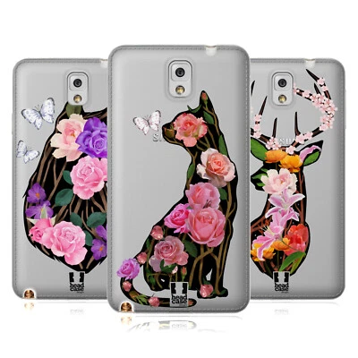 FUNDA HEAD CASE DESIGNS SILUETAS FLORALES ANIMALES GEL SUAVE PARA TELÉFONOS SAMSUNG 2 Foto 1 de 4