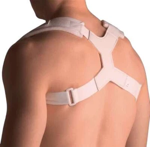 Soporte de clavícula para cuidado de la salud termopilla (blanco) X-Grande - Imagen 1 de 3
