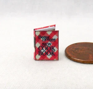 Libro de cocina miniatura escala 1:24 MEJORES HOGARES Y JARDÍN casa de muñecas cocina - Imagen 1 de 11