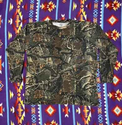 Cabela's Seclusion 3D Real Camo Men's Size 3XL Shirt Long Sleeve Y2K Hipster - Image 1 of 4