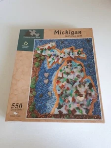 Puzzles That Rock. 550 Teile Puzzle Michigan Natur Geschenk Neu & Versiegelt Hergestellt in den USA - Bild 1 von 4