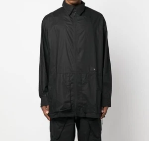 Men’s Adidas Y-3 Ripstop Overshirt Zip Top H63025 Black Size Medium NEW - Picture 1 of 8