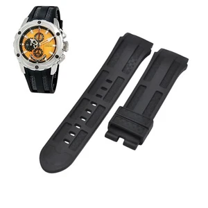 Correa de goma negra Chrono Bike F16382-7 22 mm para Festina - Imagen 1 de 7
