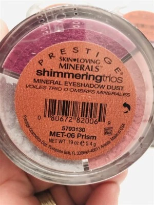 Lot of 8 Prestige Shimmering Trios Mineral Eyeshadow (MET-06 Prisim), See Notes! - Image 1 of 4