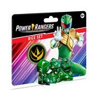 Power Rangers Polyhedral Dice and Dice Bag Set | Green Ranger, Renegade Games