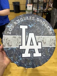 Los Angeles Dodgers MLB Wall Bottle Cap Sign 13" Forever Collectibles Brand New - Picture 1 of 3