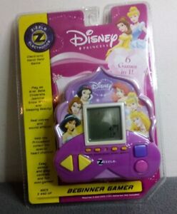2006 Zizzle Electronics Disney Princess Electronic 6in1 Handheld Game (NEW)