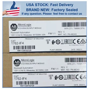 New Sealed AB1762-IF4 MicroLogix Analog Input Module Free Shipping - Picture 1 of 5