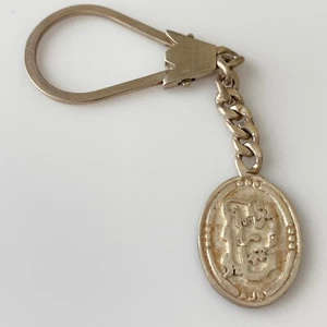 Vintage Sterling Silver 925 Egyptian Symbol Keychain - Picture 1 of 5