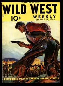 Wild West Weekly 2/17/1940-H.W. Scott cover art-High Grade pulp magazine - Picture 1 of 2