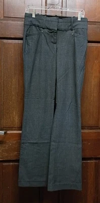 Candies Marilyn Bootcut Mid Rise Gray Dress Pants Slacks Juniors Size 3 - Image 1 of 4