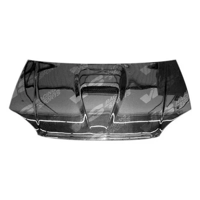 For Honda Civic del Sol 93-97 VIS Racing G Force Style Carbon Fiber Hood - Image 1 of 4