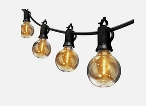 Feit elektrische 50' LED Cafe Lichterkette - Bild 1 von 2