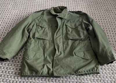Chaqueta militar de colección para hombre Me Olive Alpha M65 abrigo de campo para clima frío con forro Foto 1 de 4
