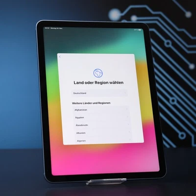 Apple iPad Air (5. Generation) Modell: 2022 // M1, 64 GB - blau // WiFi + LTE  - Bild 1 von 4