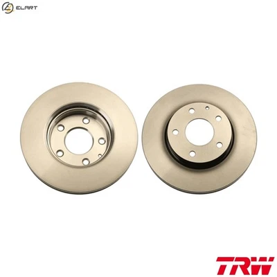 2x BRAKE DISC DF6661S FOR MAZDA 3/CX-/SUV CX-3 AXELA P5Z3/P5Y4/P5Y5/P5Y1 1.5L 3 - Image 1 of 4