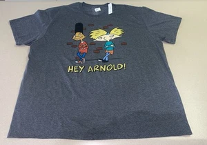 Official Nickelodeon Shirt 90s Retro Hey Arnold Cartoon 3XL NEW With Tags *pics - Picture 1 of 4