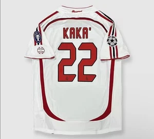 Retro AC Milan 2006/07 Kaka Short Sleeve Medium Away Shirt. Brand New Replica - Picture 1 of 1