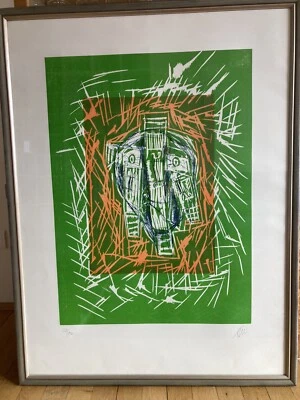 Markus Lüpertz - Parsifal - Holzschnitt - Auflage 100 Exemplare - Bild 1 von 2