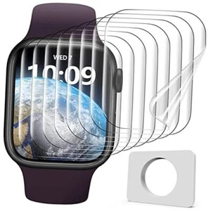 8Pack Screen Protector for Apple Watch Series 9/8/7 Military-Grade 45mm Clear - Picture 1 of 7