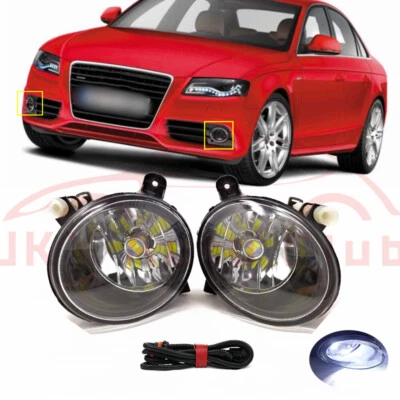 2X Arnés de luces antiniebla LED para Audi A4 B8 2008 2009 2010 2011 2012 Foto 1 de 4
