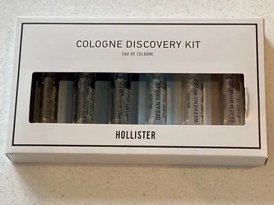 Hollister Cologne Discovery Kit - 6 Mini Travel Fragrance Spray Gift Set For Him